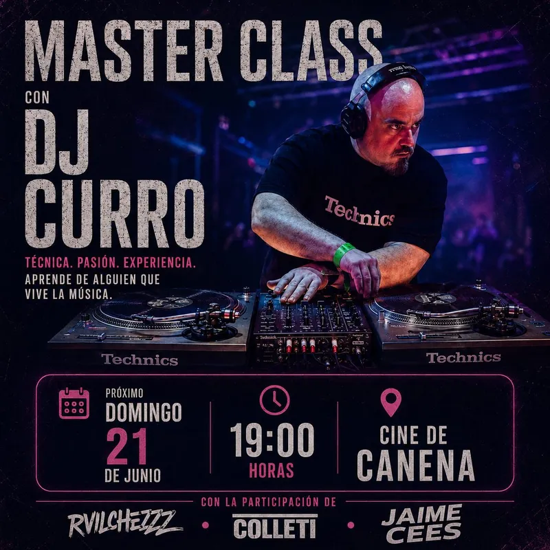 Taller: Master Class de DJ con DJ Curro