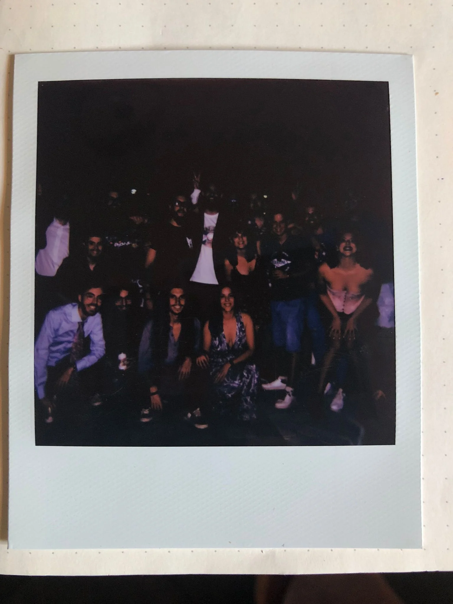 Foto grupal de varios miembros